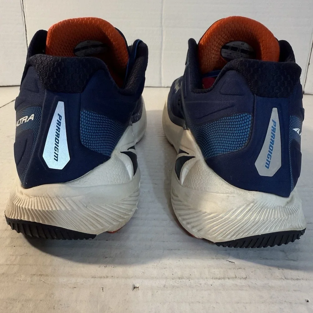 Altra Paradigm 6 Mens 12 Running Shoes Blue White ALOA5471424‎ Fast Shipping